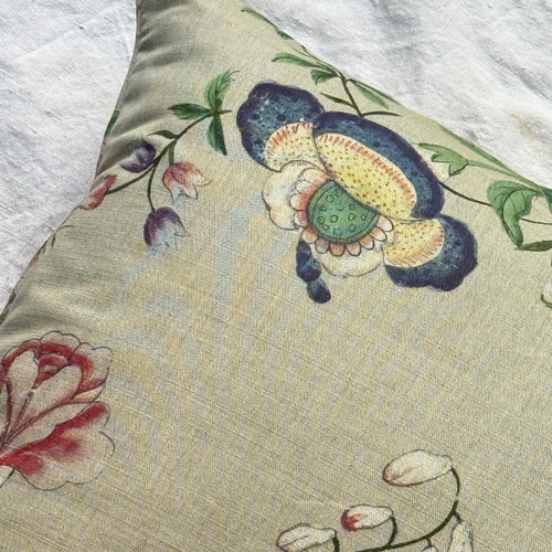 Custom John Derian for Pierre Frey "Le Paravent Chinois" Pillow in "Chantilly Cream" (#13)