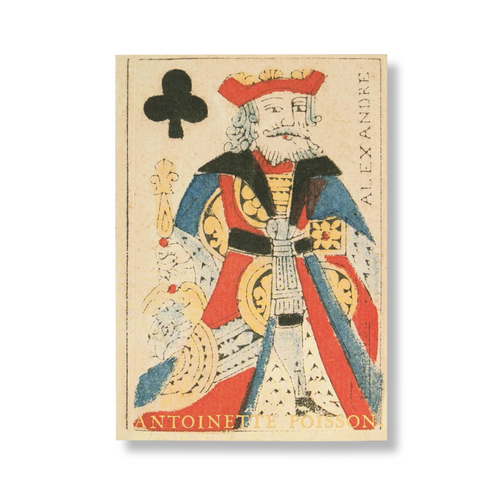 Antoinette Poisson King of Clubs Notebook "Roi de Trèfle"