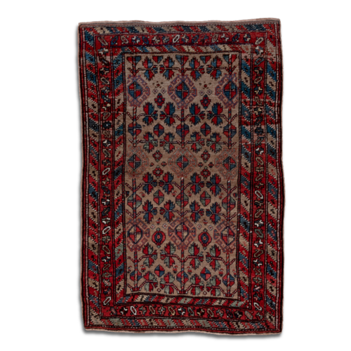 3’ 7” x 5’ 6” Vintage Kurdish Rug