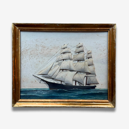 19th-century American Ship Diorama