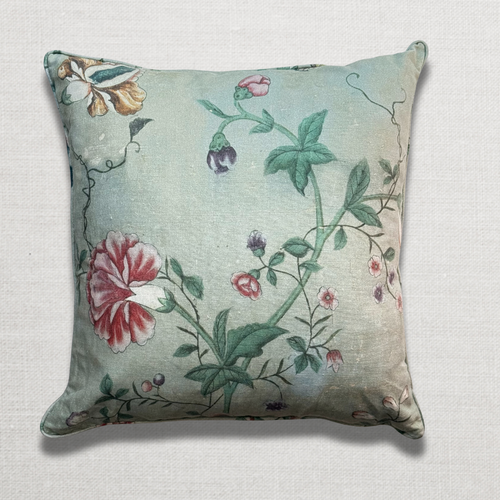 Custom John Derian for Pierre Frey "Le Paravent Chinois" Pillow in Original Green (#26)