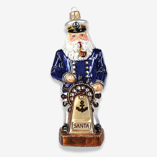 Captain Santa Ornament