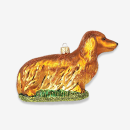 Dachshund Long Hair Ornament