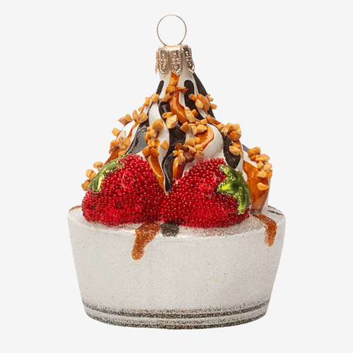 Raspberry Yogurt Ornament