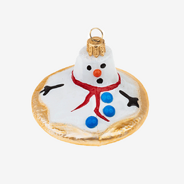 Melted Snowman Cookie Ornament