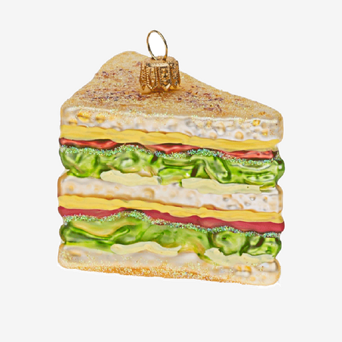 Club Sandwich Triangle Ornament