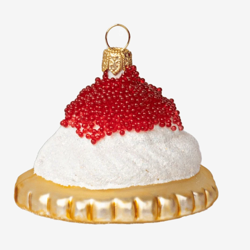 Caviar on Cracker Ornament