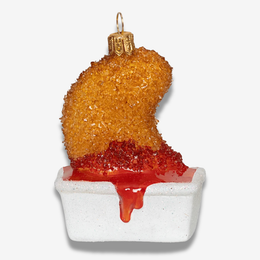 Dipping Chicken Nugget Ornament