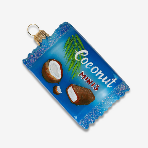 Coconut Chocolate Candy Bar Ornament