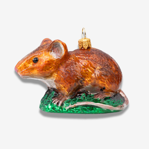 Mouse on the Grass Ornament