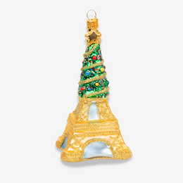 Eiffel Tower Christmas Tree Ornament