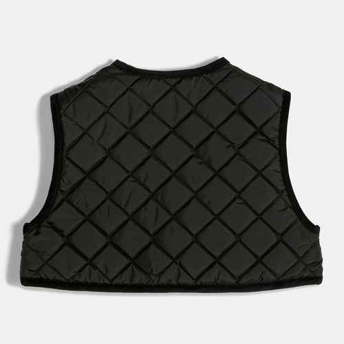John Derian Apple Tie -Up Gilet Women's Vest in Black