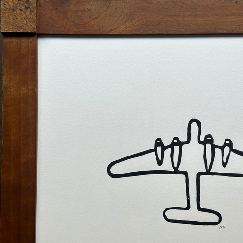 "Airplane" in a Vintage Frame