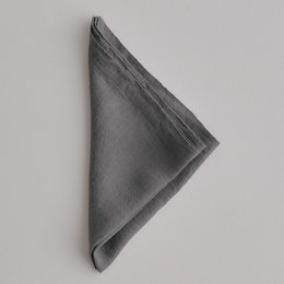 Set of Six Basix Linen Napkins in Tempest