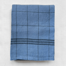Charvet Editions Linen Bistro Tea Towel in Bleu Pastel