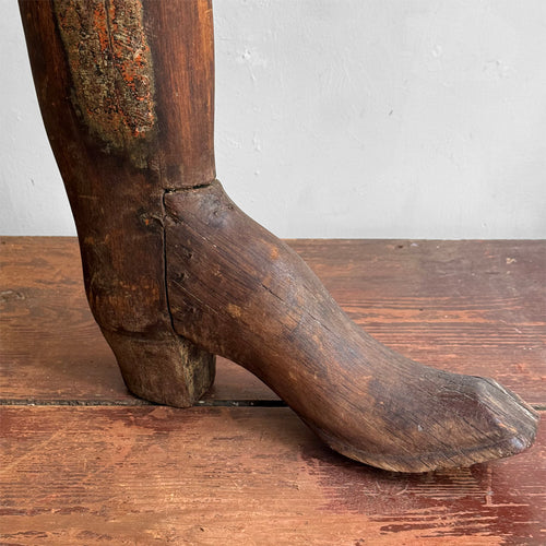 Mid 19th-century Wooden Boot Trade Sign