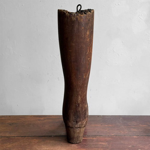 Mid 19th-century Wooden Boot Trade Sign