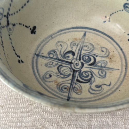 18th Century Chinese Blue & White Bowl