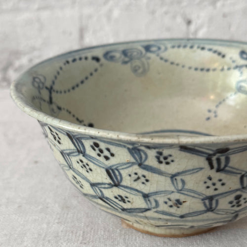 18th Century Chinese Blue & White Bowl