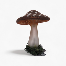 Brown Mushroom Ornament