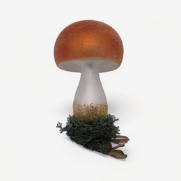Mini Clip-on Copper Mushroom Ornament