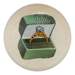 Green Velvet Ring Box