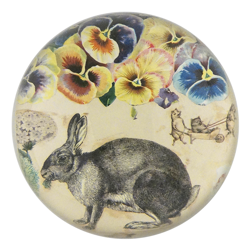 Hare with Flowers