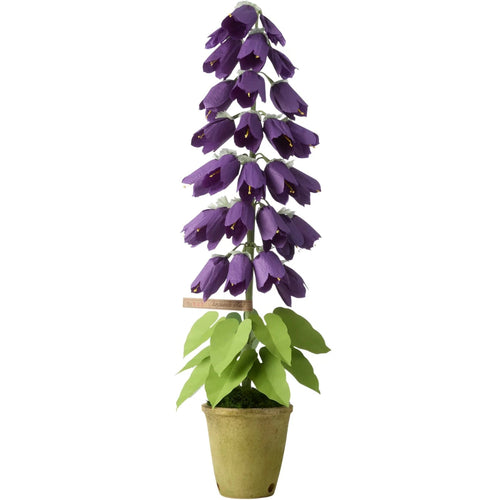 The Green Vase Potted Campanula Plant Vase