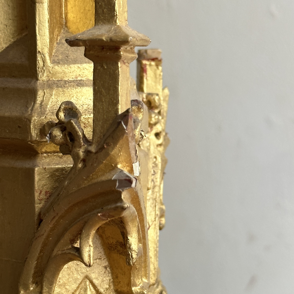 Pair of Early 20th-century Gilded Italian Candlesticks