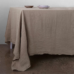 Flocca Linen Tablecloth in Cep