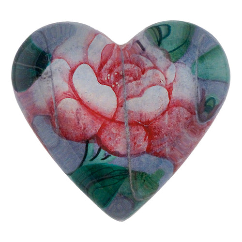 18c Fan Detail - Faded Rose - FINAL SALE