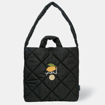 John Derian Lemon Quilted Tote Bag