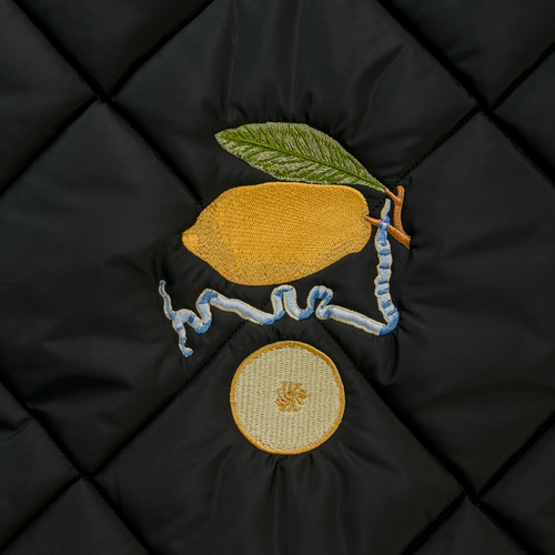 John Derian Lemon Quilted Tote Bag