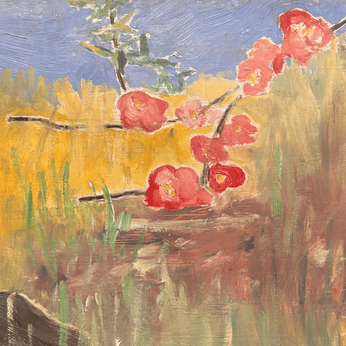 20th-century USA Painting "Birds" by Clementine Collum