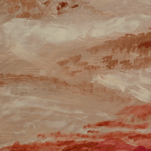 20th-century USA Landscape Painting by Clementine Collum
