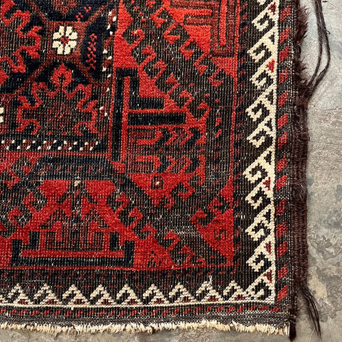 2’10” x 4’5" Antique Caucasian Rug
