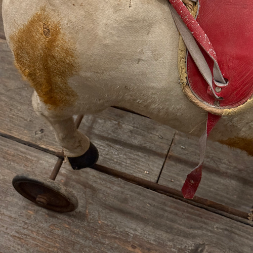 Vintage Steiff Toy Horse on Wheels
