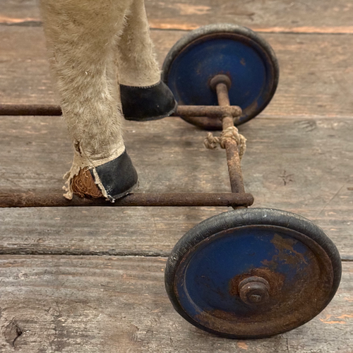 Vintage Steiff Toy Horse on Wheels