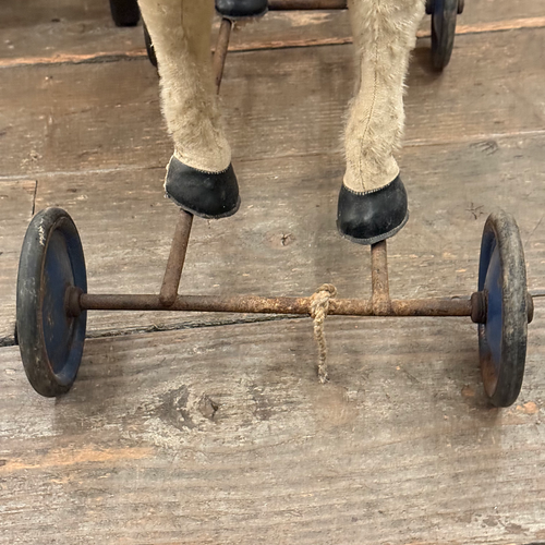 Vintage Steiff Toy Horse on Wheels