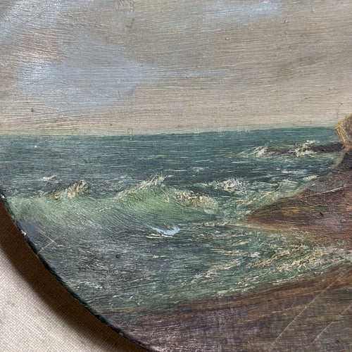 Antique Round Seascape