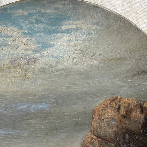 Antique Round Seascape