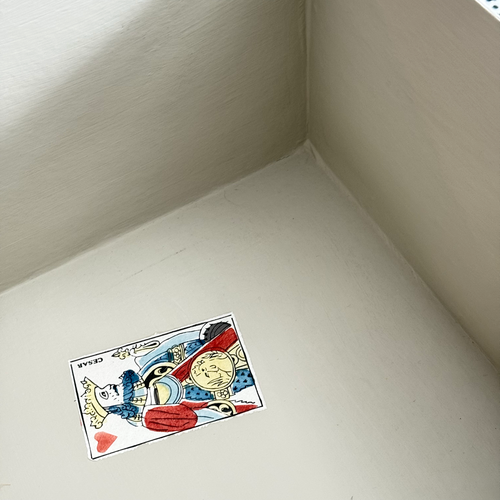 Antoinette Poisson Large Wedding Box in Indienne Indigo" No. 30C