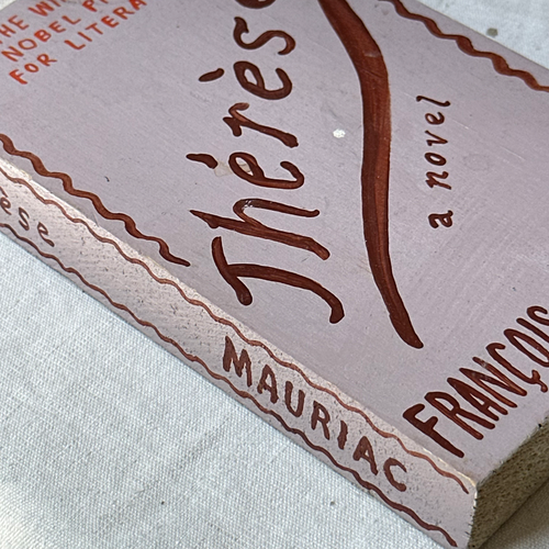 Leanne Shapton "Thérése" Painted Wooden Book