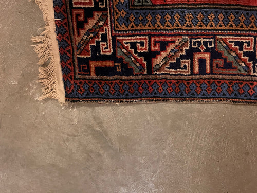 5'4" x 7'11" Antique Caucasian Rug