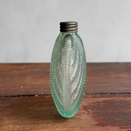 19th-century Glass Shell Flask