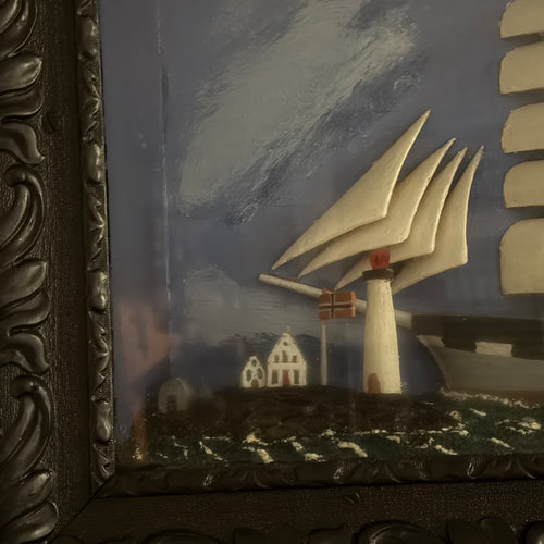 20th-century Ship Diorama