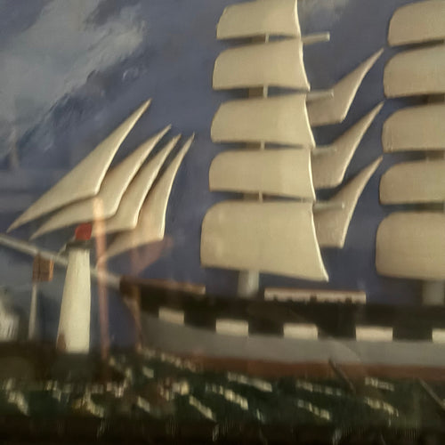 20th-century Ship Diorama