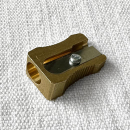 DUX Single Hole Brass Wedge Pencil Sharpener