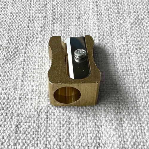 DUX Single Hole Brass Wedge Pencil Sharpener