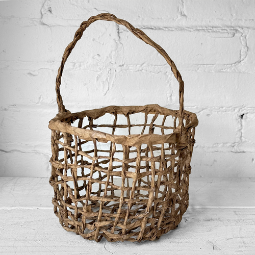 Hand-woven Papier-Mâché Basket